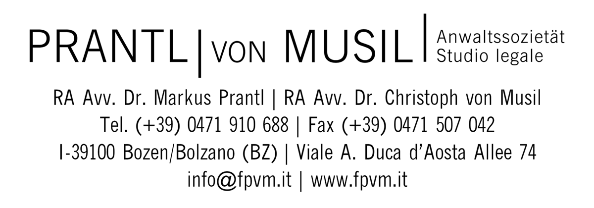 Prantl von Musil - Anwaltssozietät/Studio legale